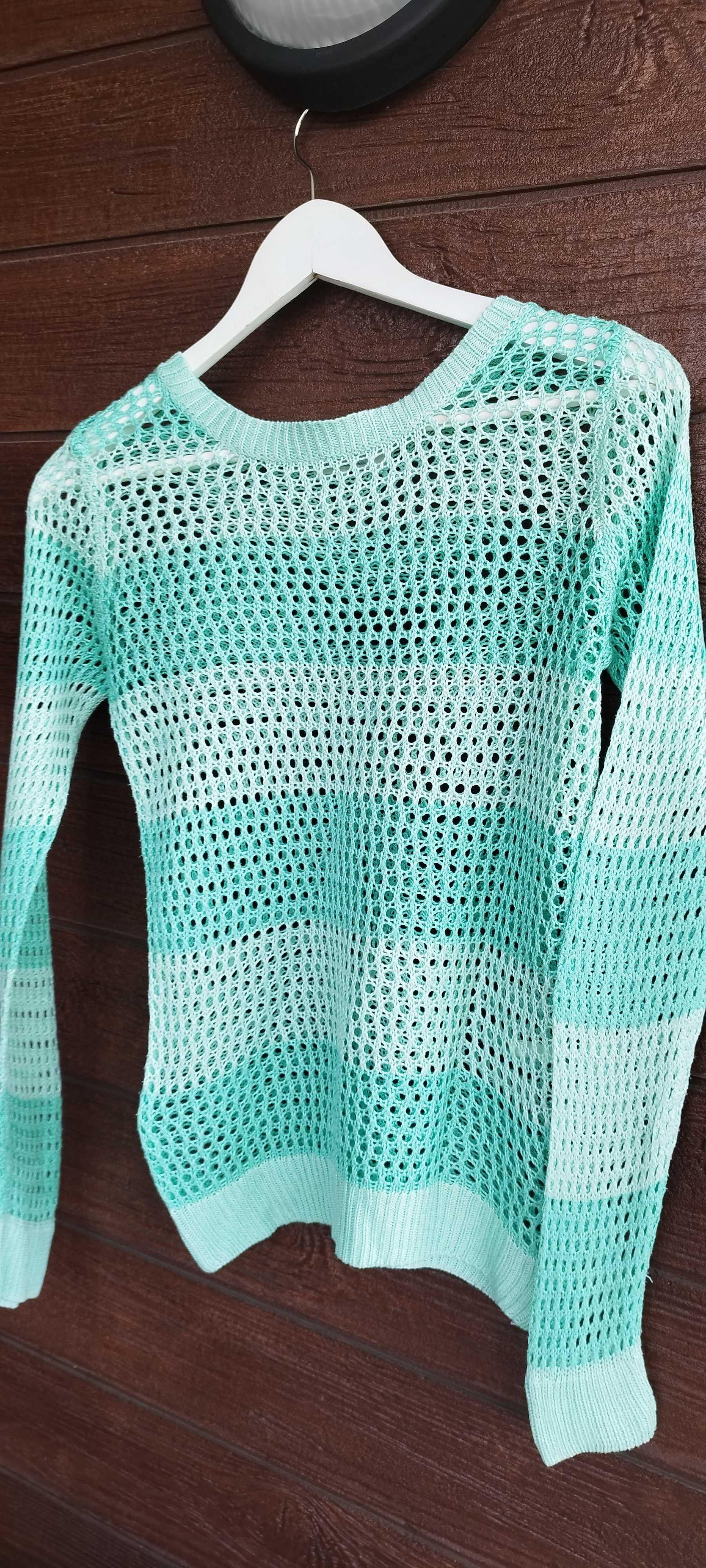 Żółty cardigan/ letni żakiet