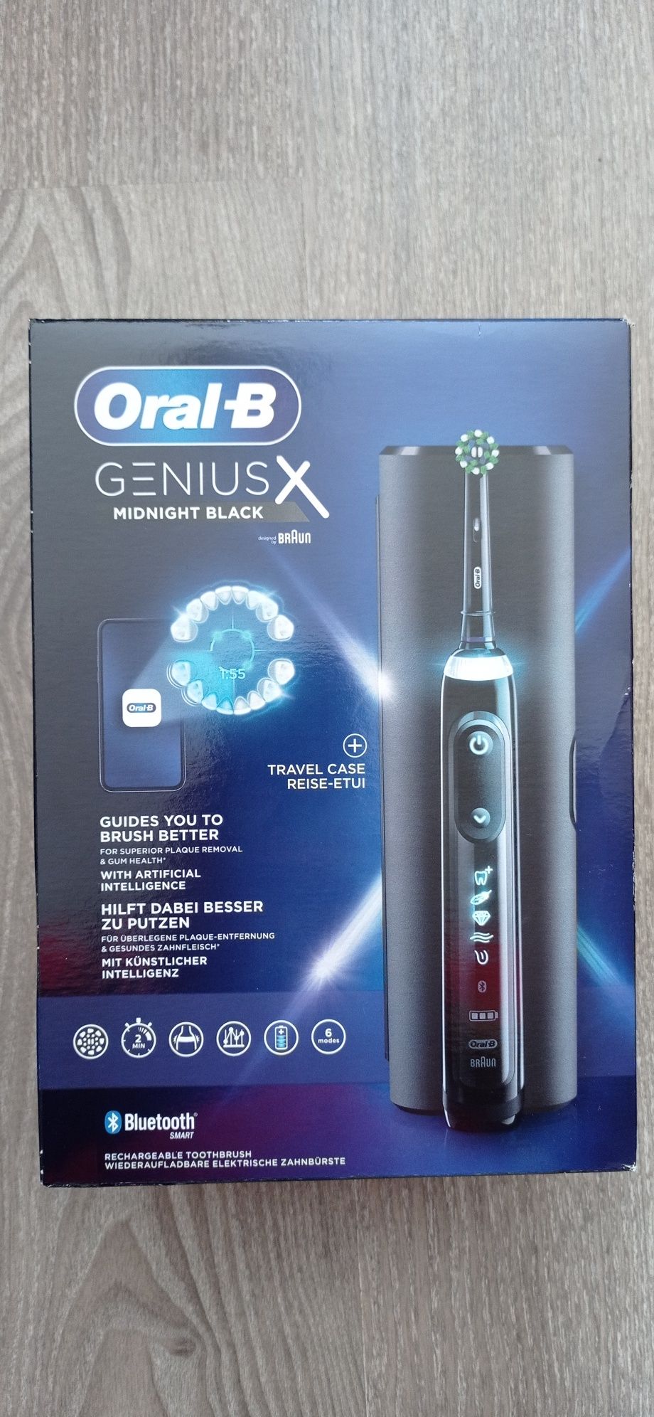 Зубная щётка электрическая Oral-B Genius X (D706.513.6X), новая.