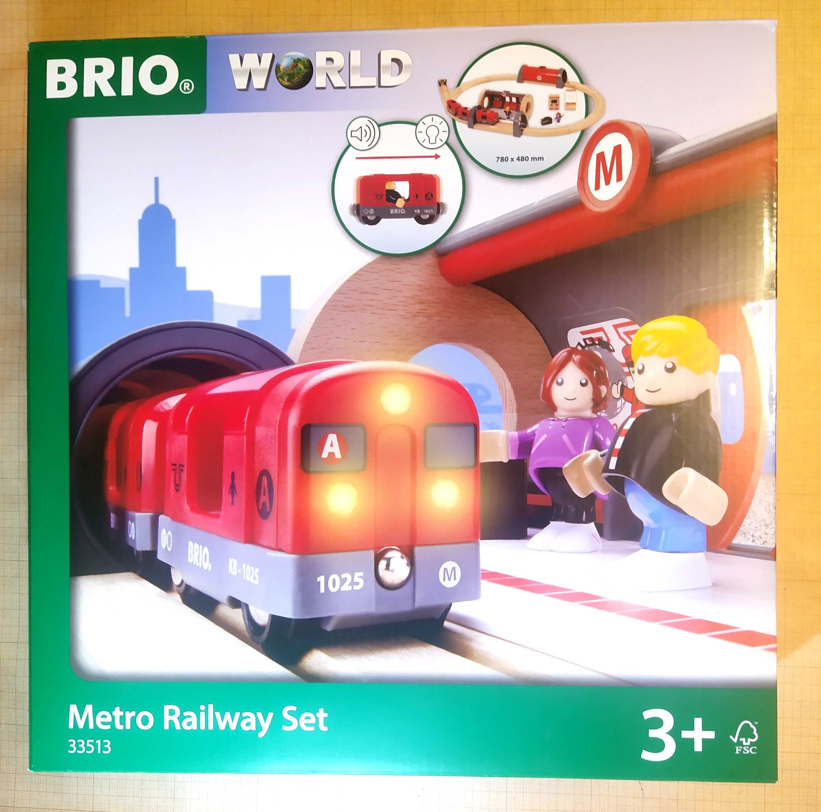 Дерев'яна залізниця Brio (Бріо) 33513 Метро