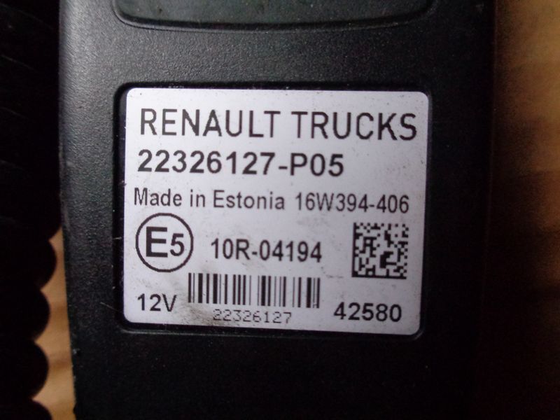 Pilot Panel Sterowania wyposażenia Wnętrza Renault Range Gama T Euro6