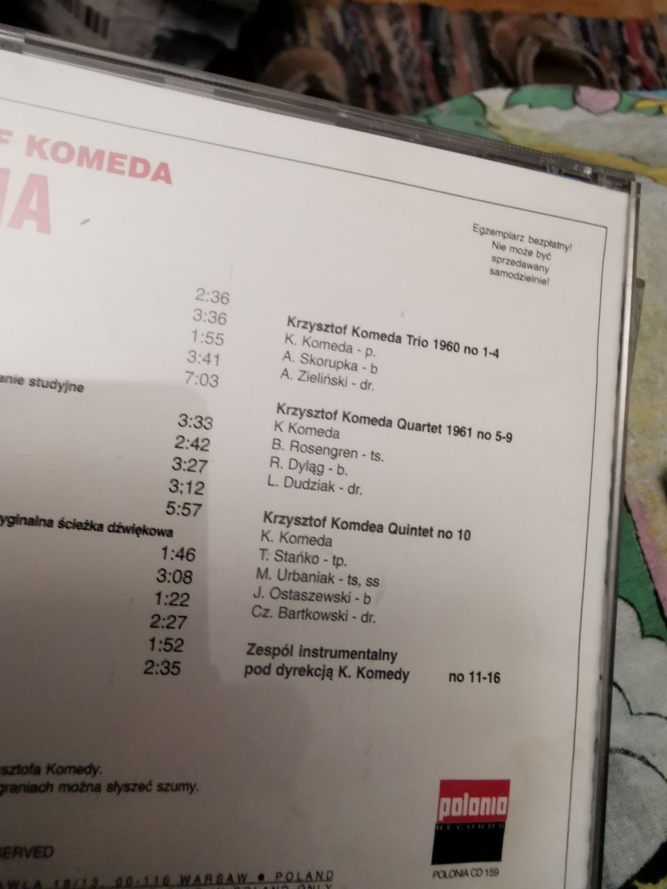 Krzysztof Komeda Matnia