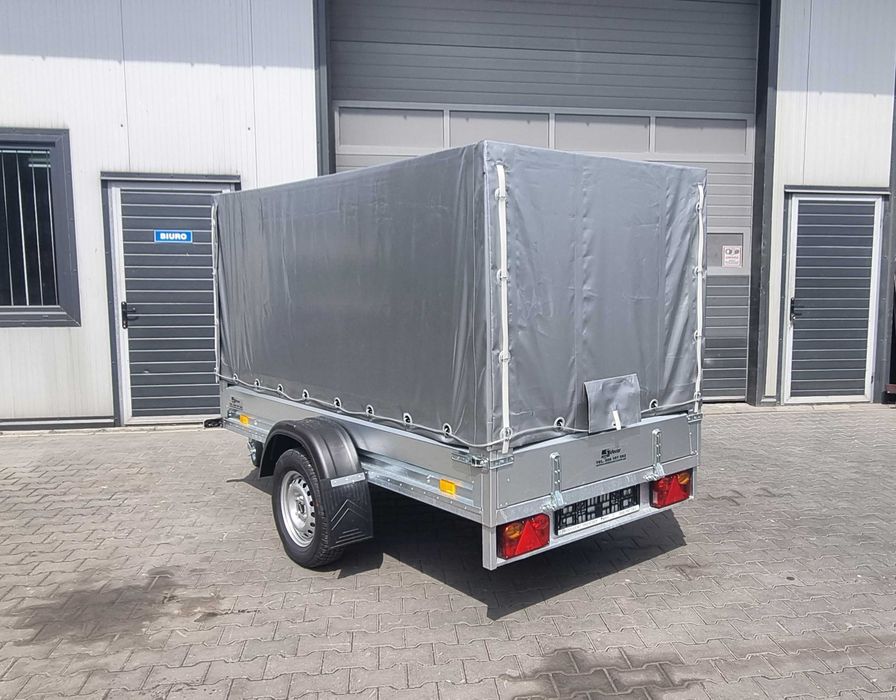 Przyczepka samochodowa SIDECAR 256x131 750 kg Producent - TRANSPORT