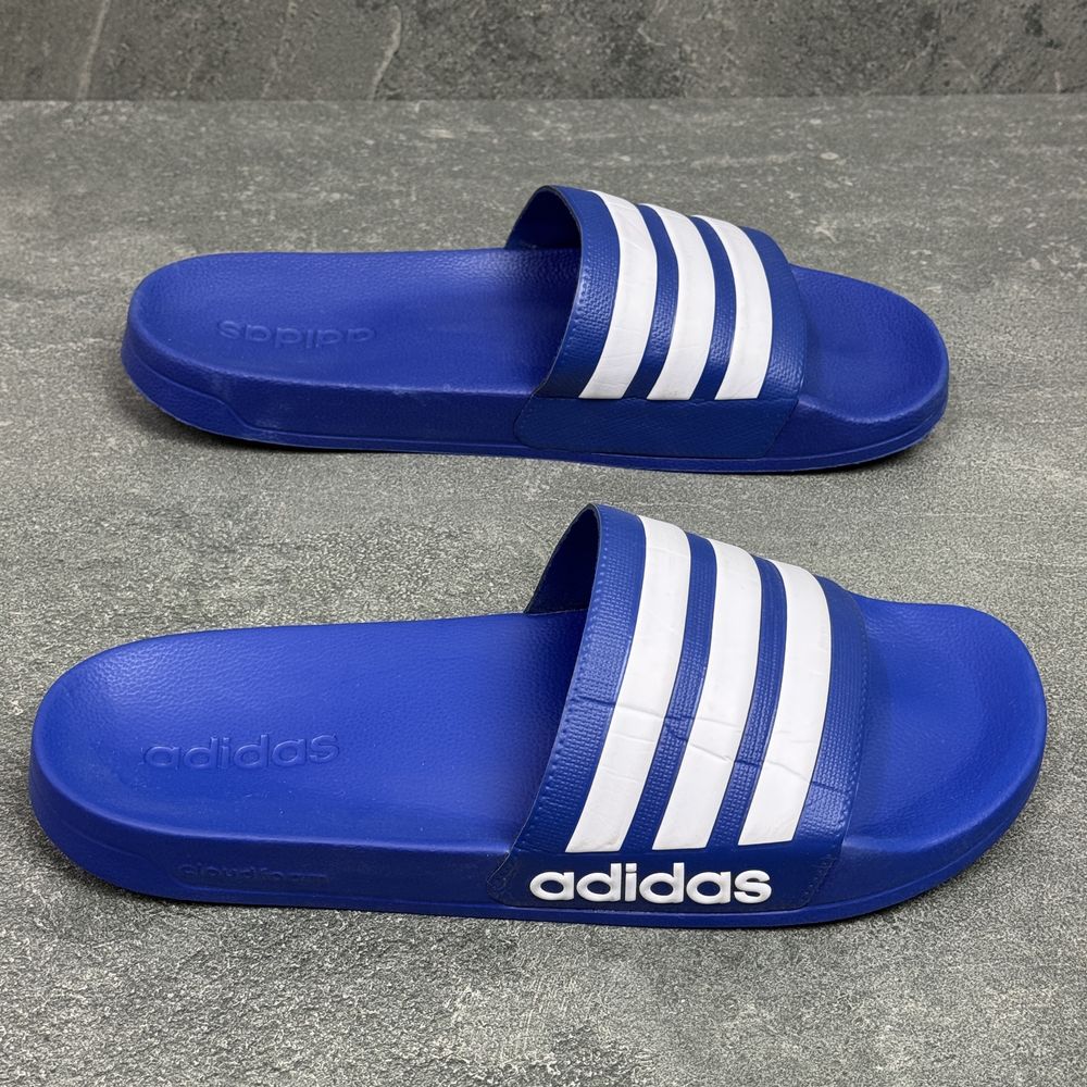 Сині тапочки слайди шльопанці Adidas Adilette GW1048 ОРИГІНАЛ 100% 44
