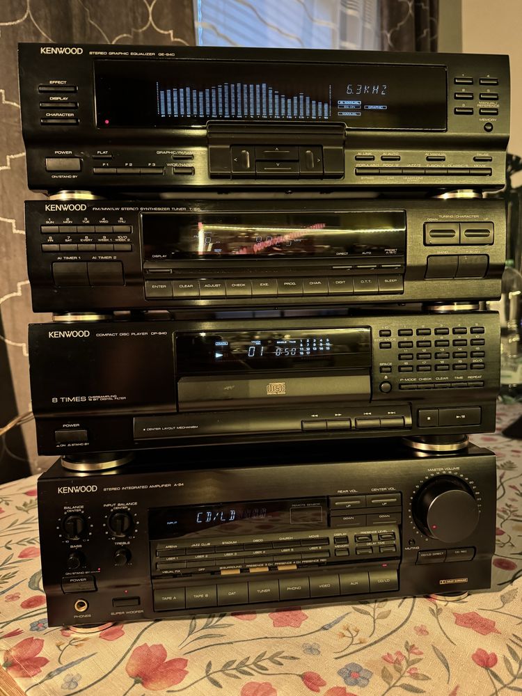 Kenwood MIDI GE-940 T-94L DP-940 A-94 Wieża Zestaw Pilot!