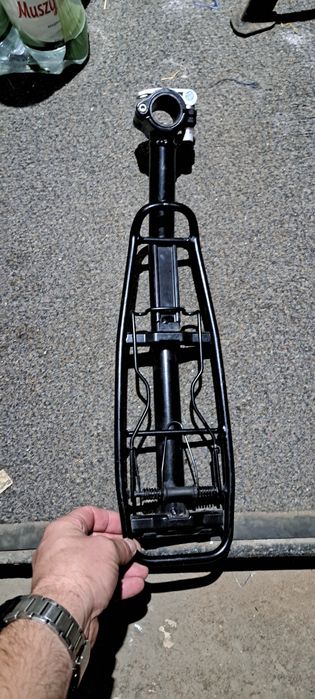 Bagaznik rowerowy pod sztyce