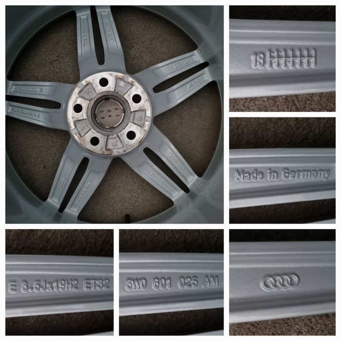 Koła Zimowe Alu 19" Audi A5 5x112 SuperStan Oryginalne