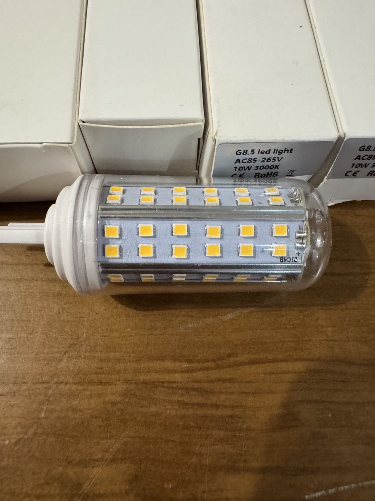 10 lampadas G8.5 - 3000k warm light