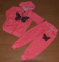 Яркий костюм с пайетками для девочки Pink (98-104) Турция