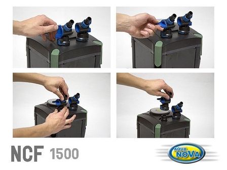 FILTR zewnetrzny Aqua Nova NCF-1500 akwarium max 500l