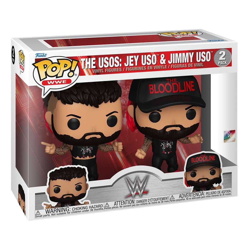 Funko POP set WWE 2pack Jey Uso and  Jimmy Uso