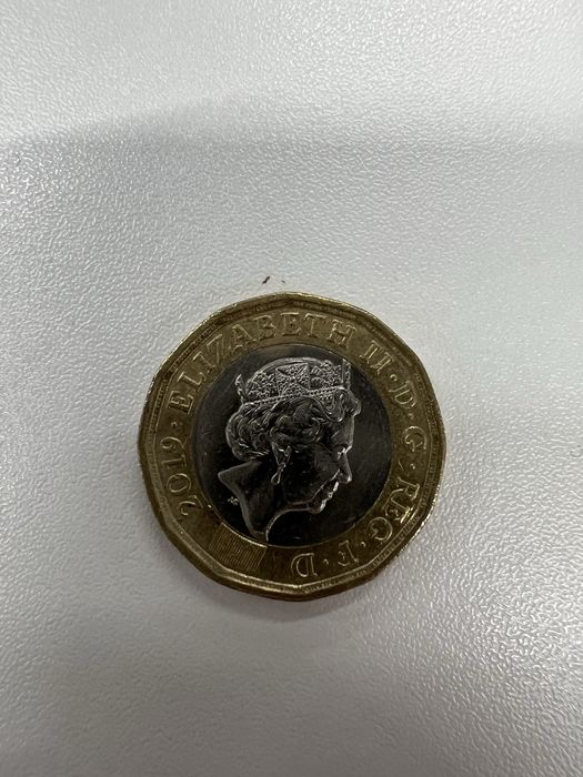 Moeda One Pound Elisabeth II 2019