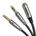 Ugreen kabel rozdzielacz AUX 3,5 mm mini jack (żeński) - 2x 3,5 mm min