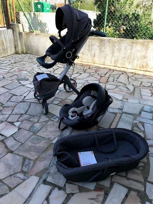 Conjunto stokke xplory de 2017 praticamente novo uso de apenas 1 bebé