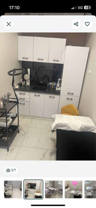 Wynajme 3 gabinety w salonie kosmetycznym