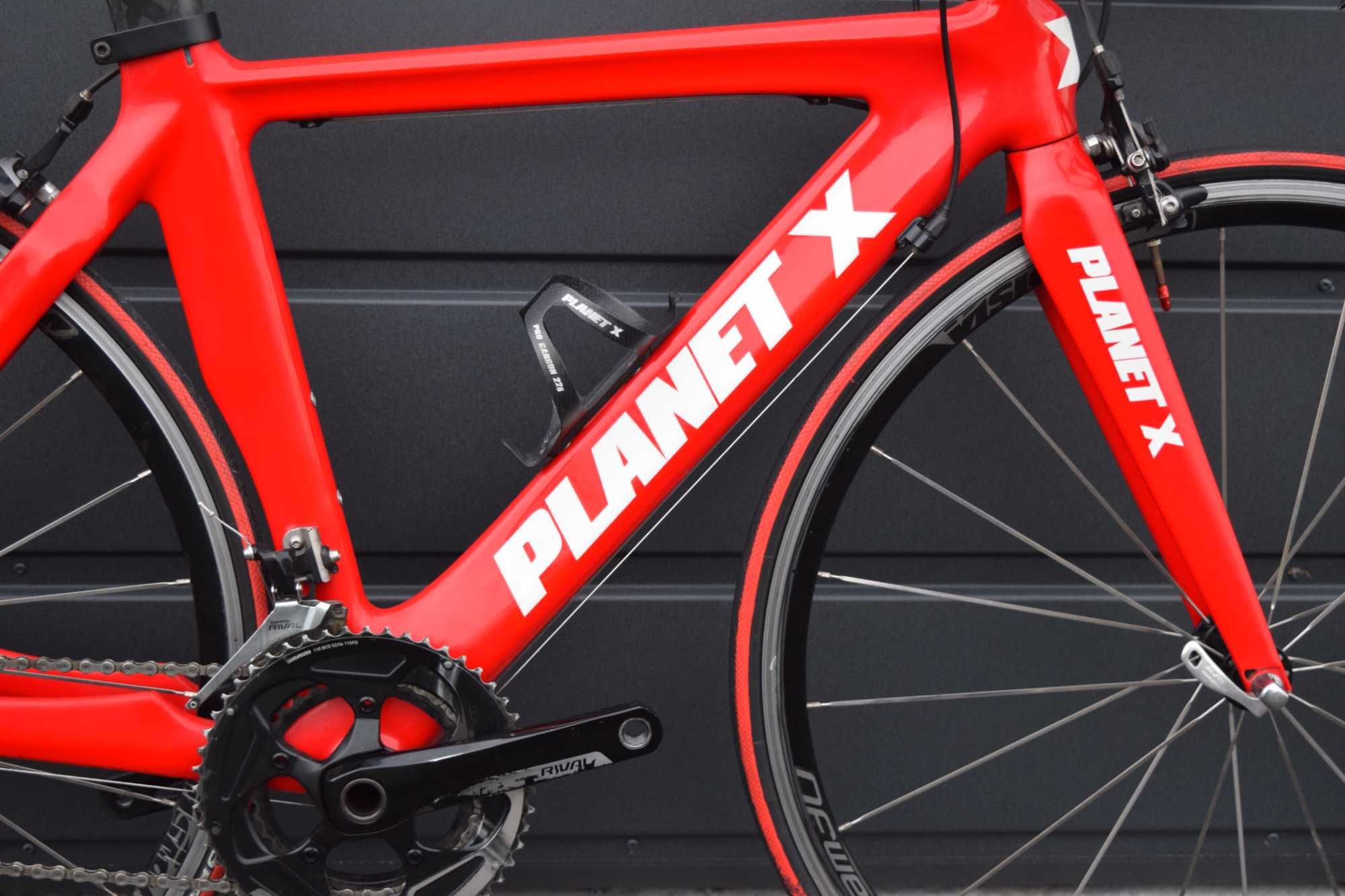 Rower triathlonowy / czasowy Planet X Stealth | Roz. 50 | Rival 2x10