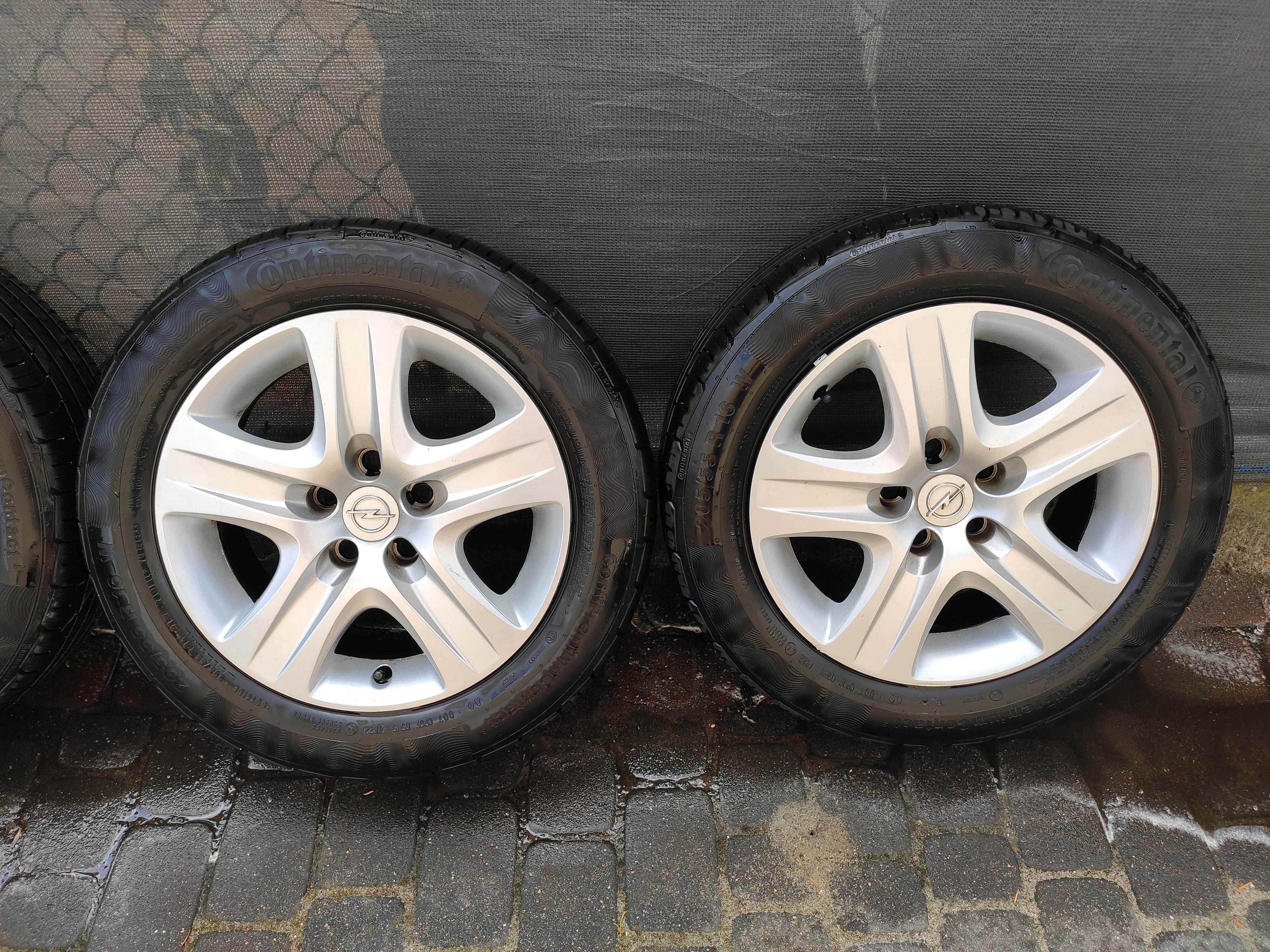 Felgi strukturalne 16 plus kołpaki Opel Oryginał 5x110