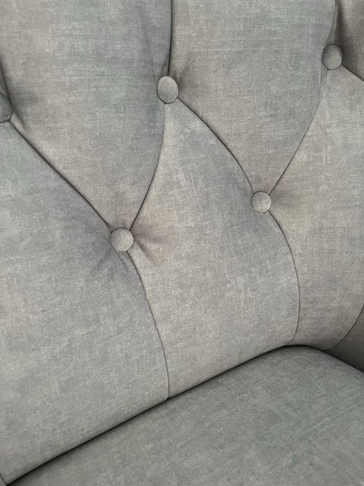 Sofa + fotel SCANDI k. szary