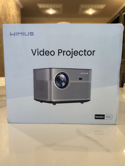 Проектор Wimius P64 1080P 4К 500 ANSI мультимедійний Wi-Fi
