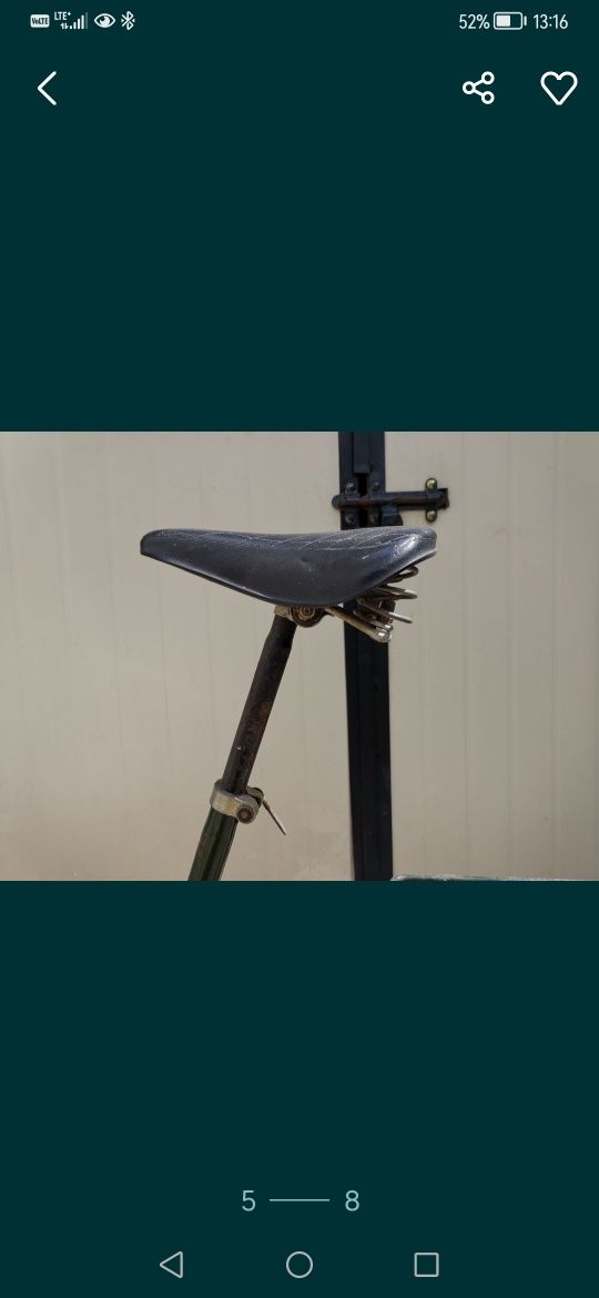 Rower gazelle kwikstep składak prl 1972 rok