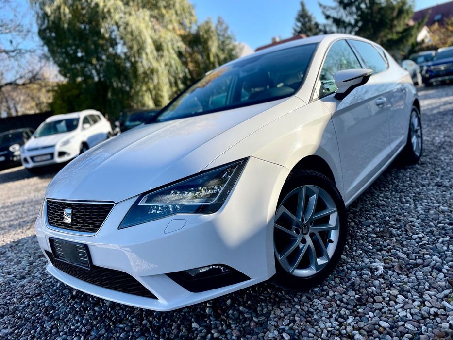 Seat Leon 1.6Tdi*Full Led*Bialy*Tylko 160Km*Orginal*Bezwypadkowy*Super stan*