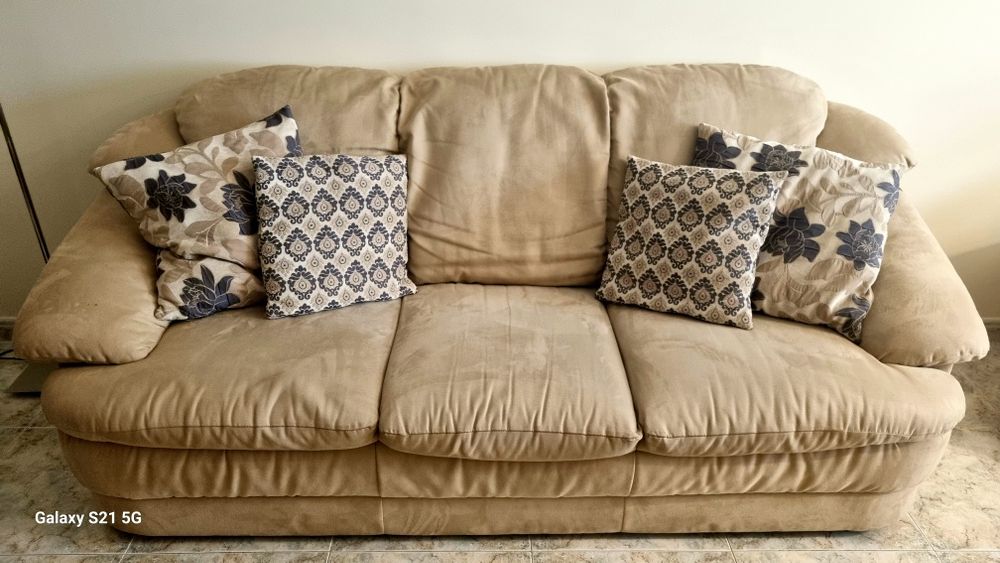 Sofá Divani&Divani 3 lugares usado NEGOCIÁVEL