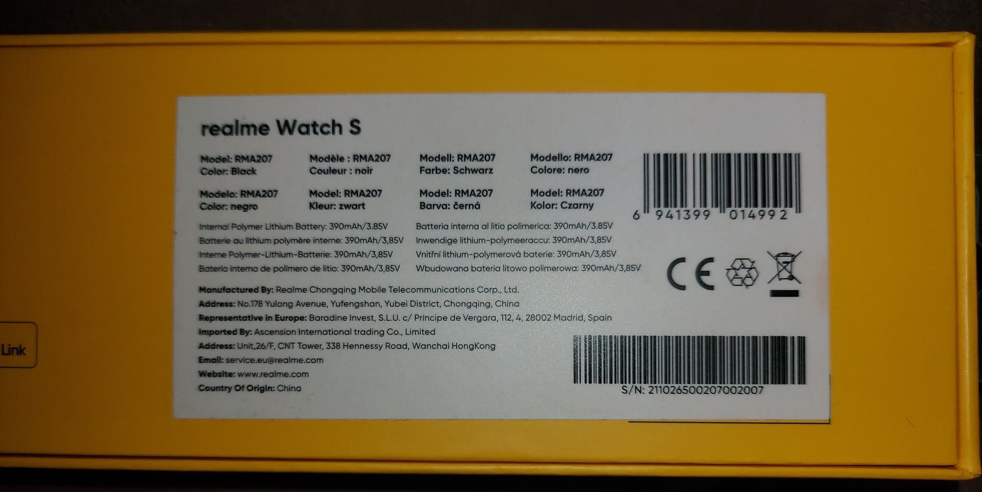 Realme watch S smartwatch idealny