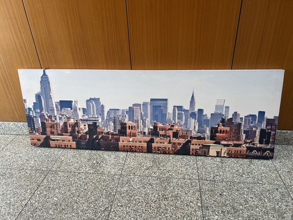 Quadro tela decorativa cidade