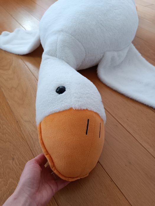 М'яка іграшка подушка гусак