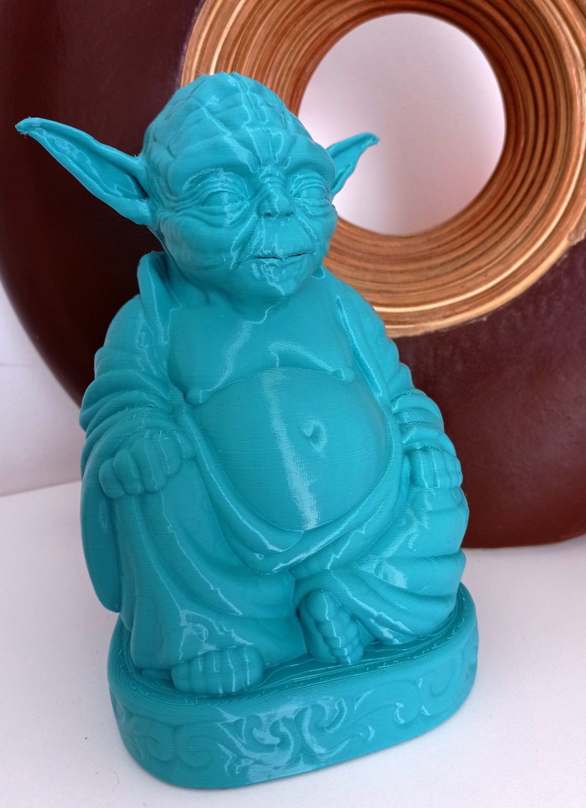 Peça Decorativa Buda Yoda