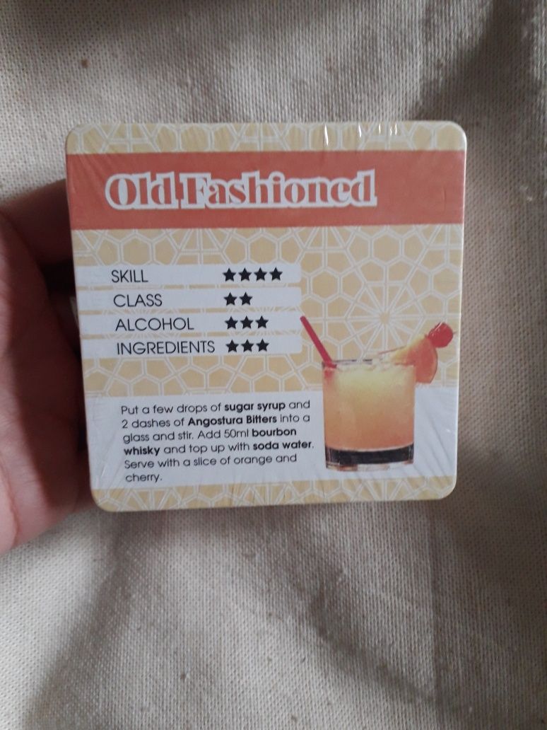 Подставки под напитки, с играми I Love drink
