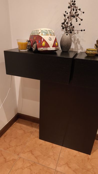 Móvel Hall Entrada Madeira Mogno