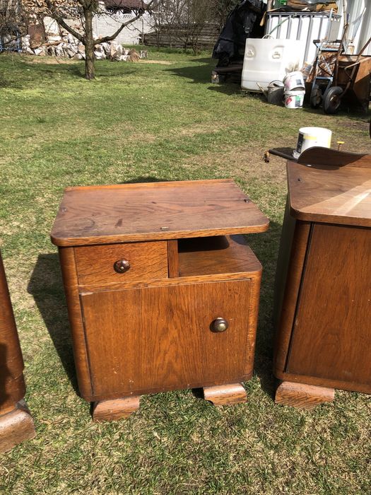 Stare meble antyki sypialnia toaletka szafa