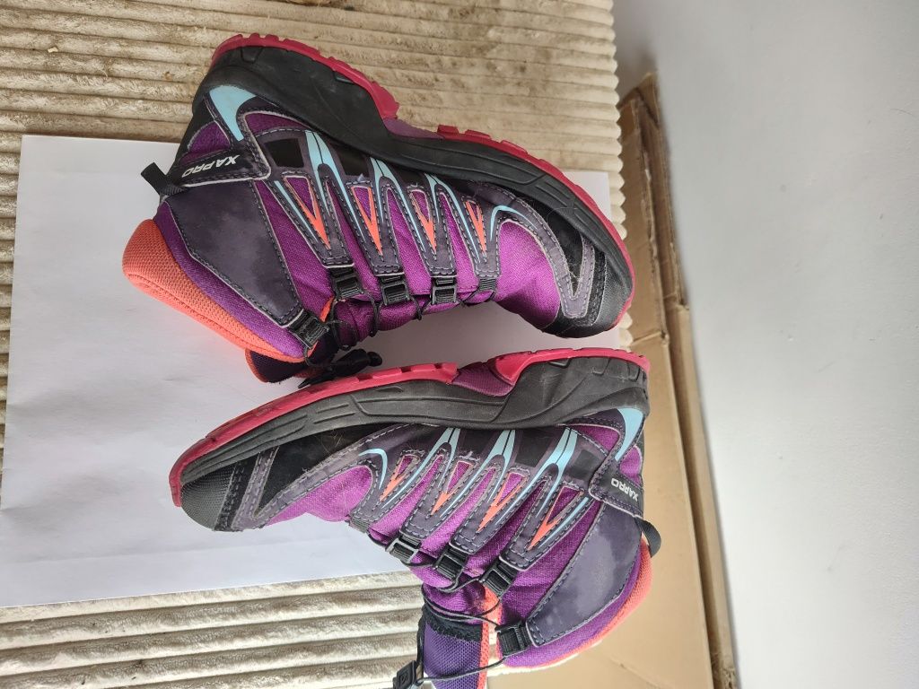 Salomon trekkingowe, wodoodporne , 34 / 21 cm