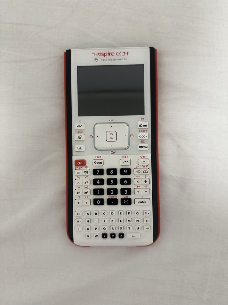 Calculadora gráfica Texas Instruments n-spire CX II-T+ fio carregador