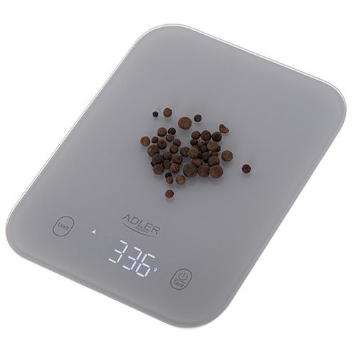 Waga kuchenna Adler AD 3181 Szara 10kg LED