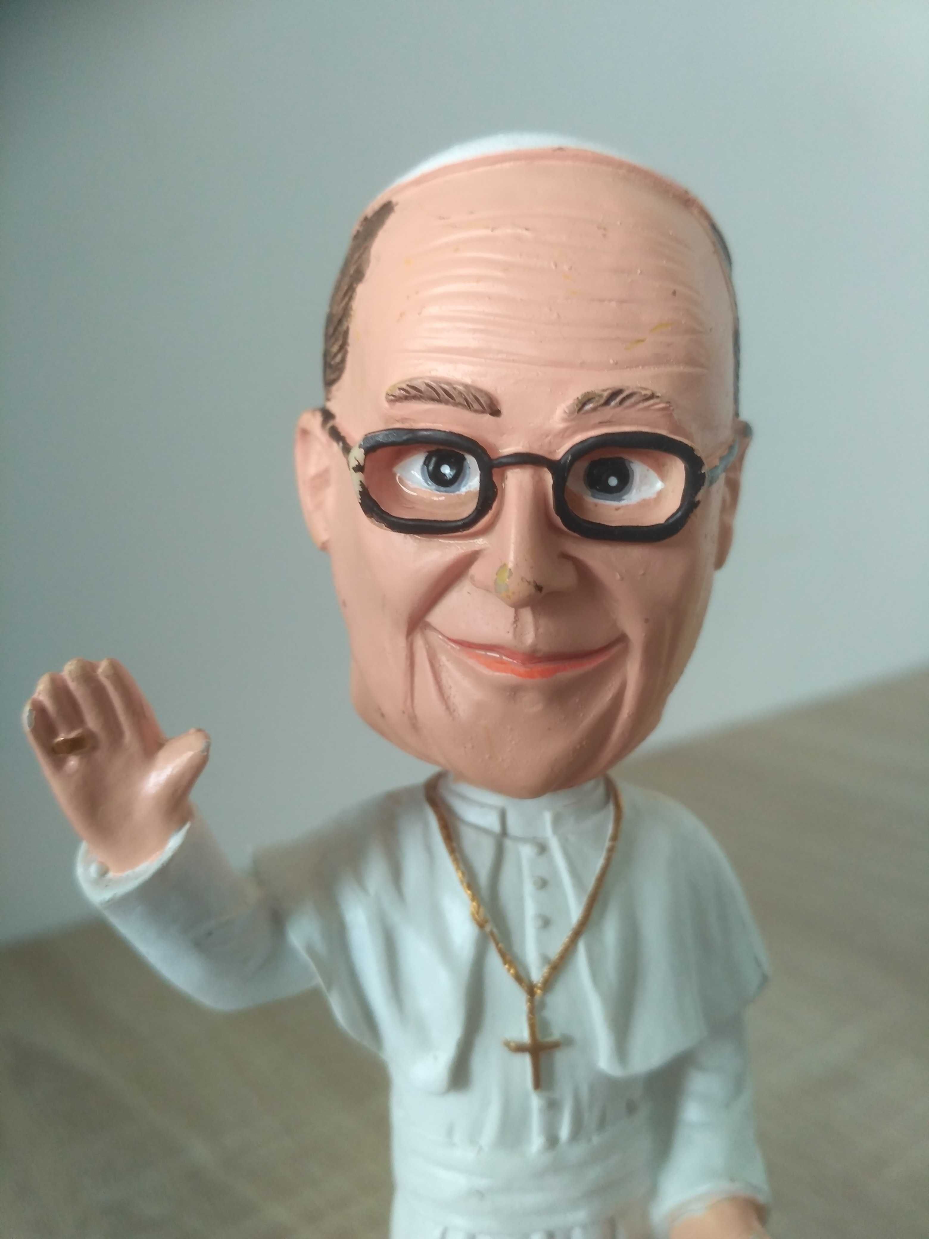 Papież Franciszek FRANCESCO Bobblehead Miniaturowa figurka z żywicy