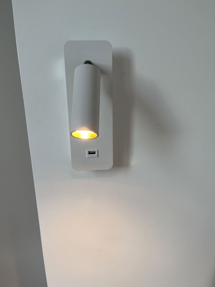 Lampka Led z USB nowa, kinkiet na ścianę