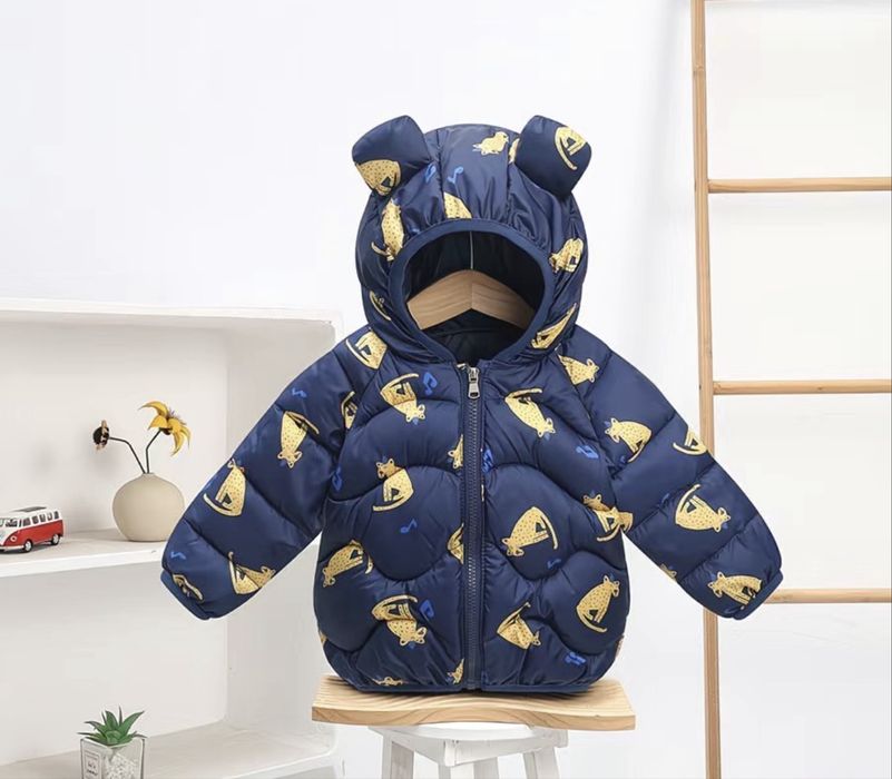 Детские пуховики мишка под заказ