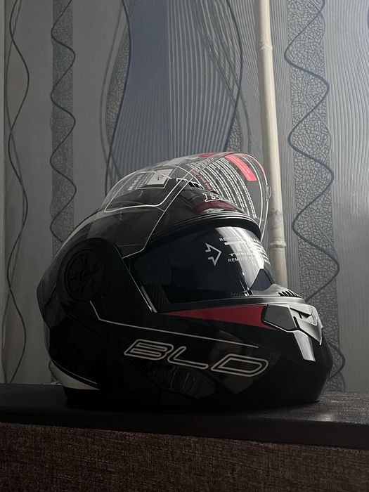 Мото шолом, шлем блд bld с очками