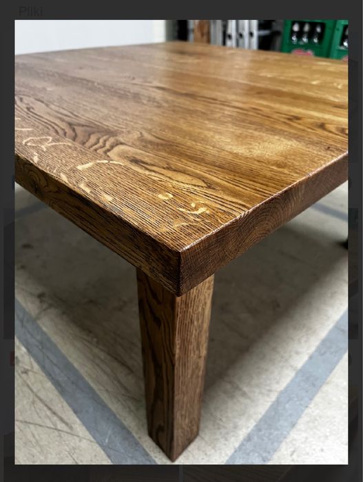 Dębowy stolik kawowy