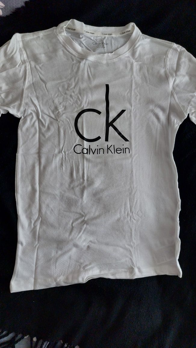 Zestaw 2szt. koszulka Calvin Klein r.140/152 100% bawełna