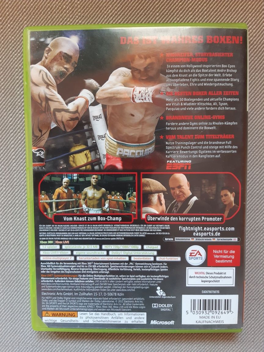 Gra FIGHT NIGHT CHAMPION na konsolę xbox 360