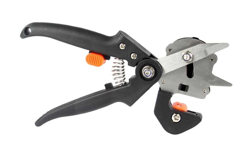 Sekator  do szczepienia drzewek krzewów z taśma 100 m komplet matryce