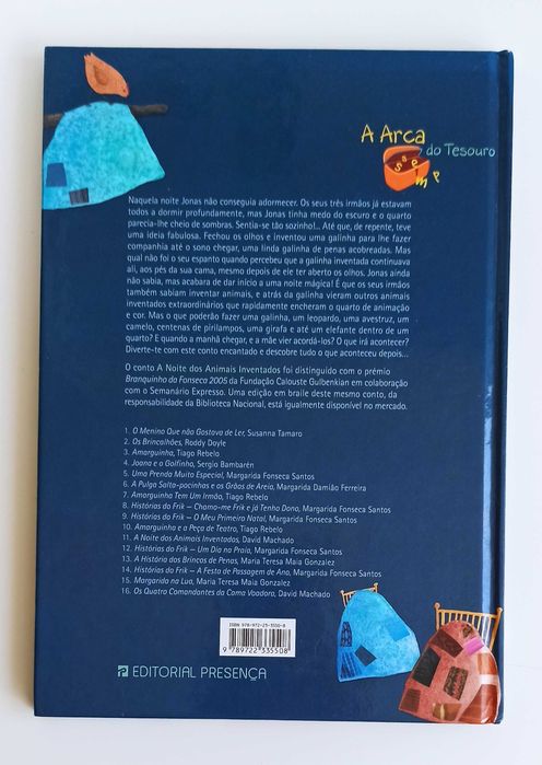 Livro A  noite dos animais inventados