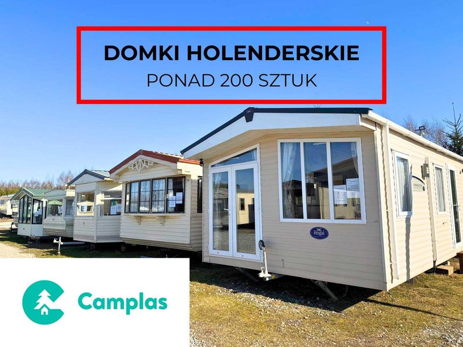 Domki mobilne, domek holenderski, angielski z transportem - CAMPLAS