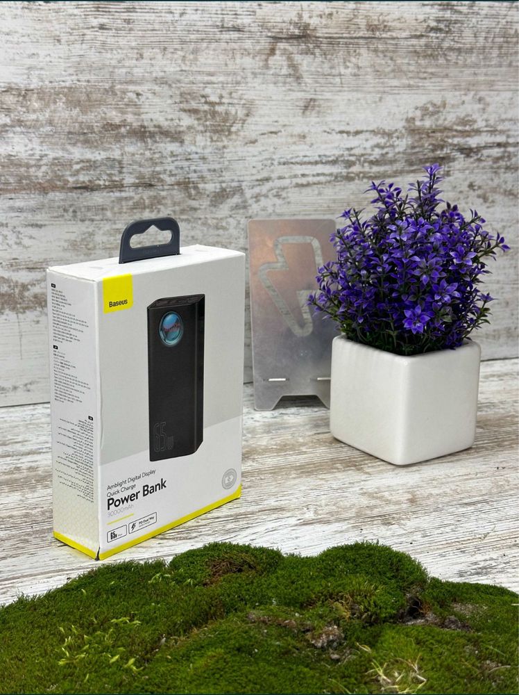 Повербанка Baseus Amblight Digital Quick Charge 30000mAh 65W