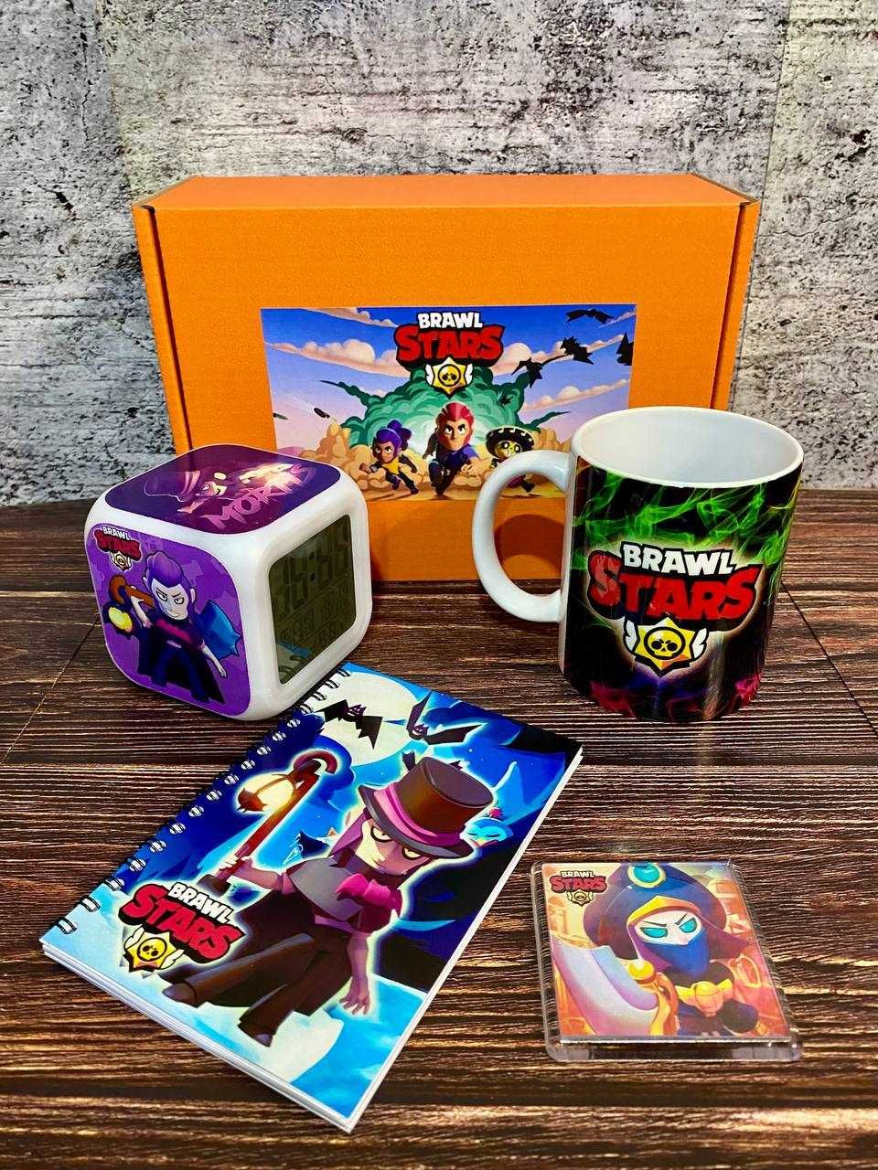 Подарок brawl stars бравл старс школьный набор