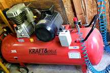 JAK NOWY Kompresor olejowy Kraft&dele 300L silnik 5.5 kW