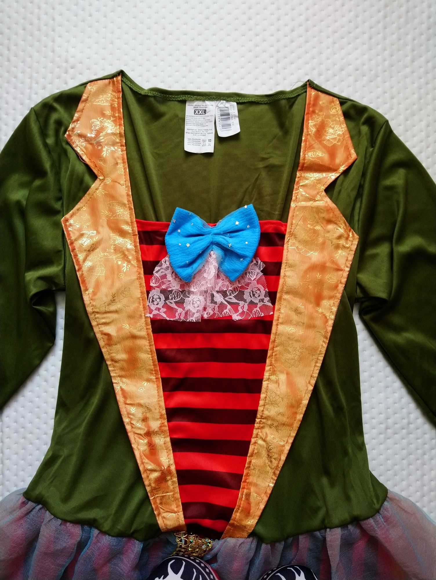 Карнавальна сукня Mad Hatter 2XL розмір з капелюшком