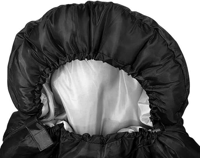 Lekki przenośny śpiwór kempingowy z kompresją NIEBIESKI